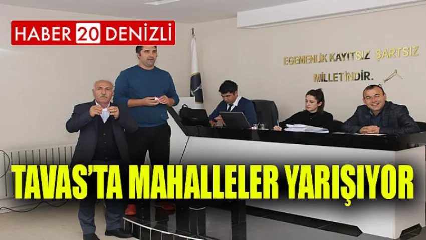 Tavas’ta Mahalleler Yarışıyor