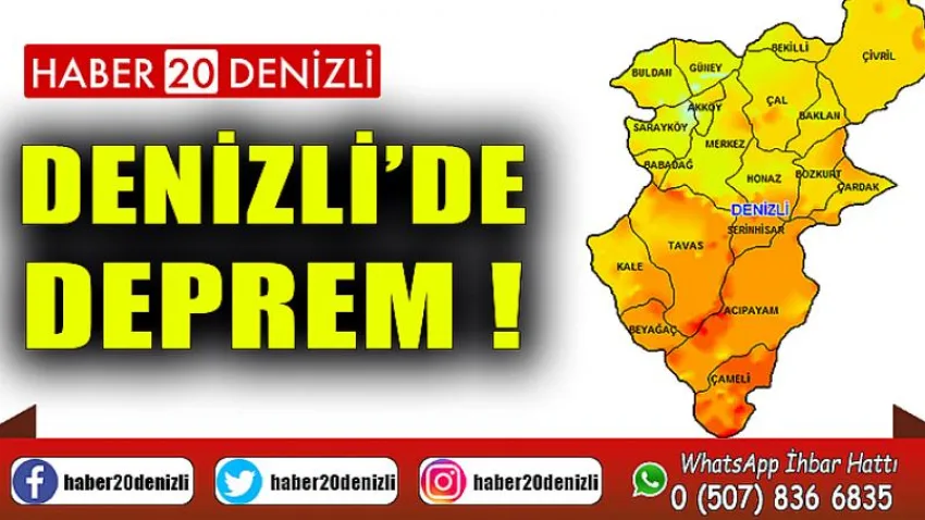 Denizli Güne Depremle Uyandı