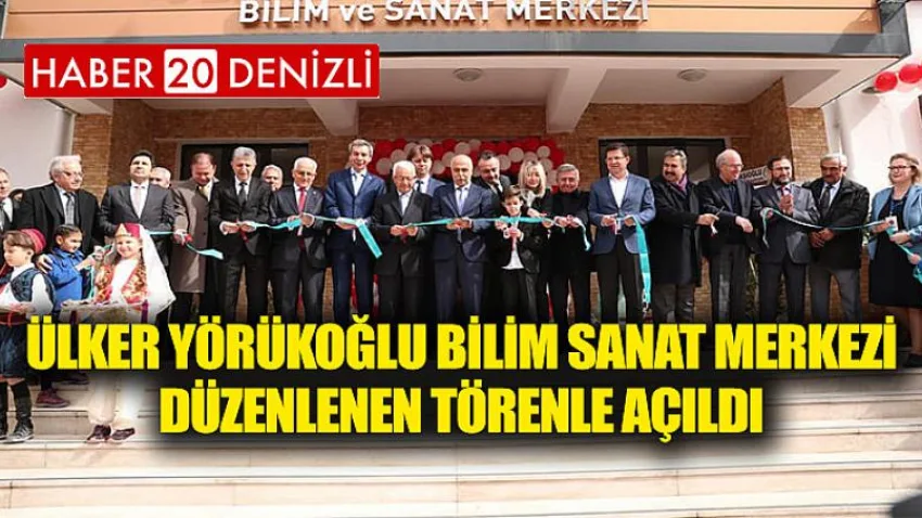 Ülker Yörükoğlu Bilim Sanat Merkezi Düzenlenen Törenle Açıldı
