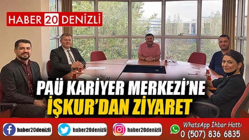 PAÜ Kariyer Merkezi’ne İŞKUR’dan Ziyaret