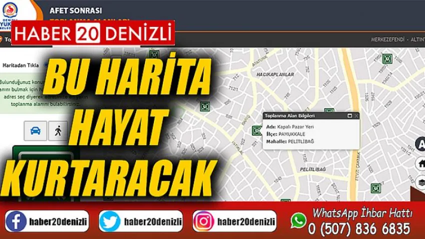 Bu harita hayat kurtaracak