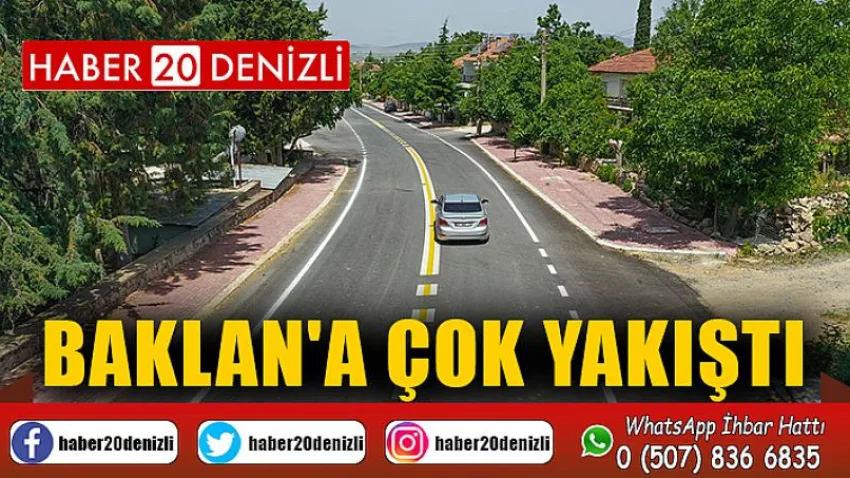 Baklan'a çok yakıştı