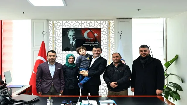 Minik Faruk’u Makamında Ağırlayan Başkan Çavuşoğlu Kas Hastalıklarına Dikkat Çekti