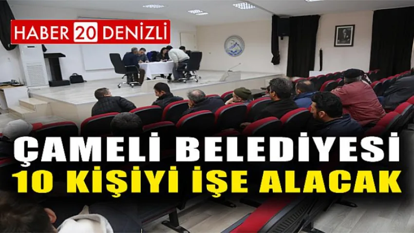 Çameli Belediyesi 10 Kişiyi İşe Alacak