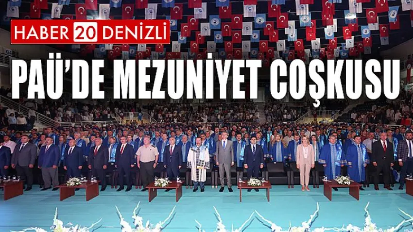 PAÜ’de Mezuniyet Coşkusu