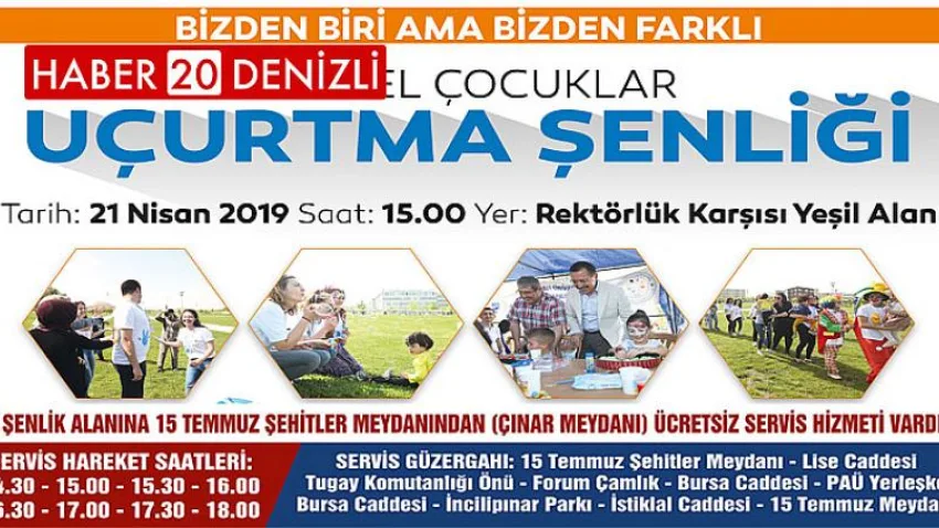 PAÜ’de II. Özel Çocuklar Uçurtma Şenliği Başlıyor