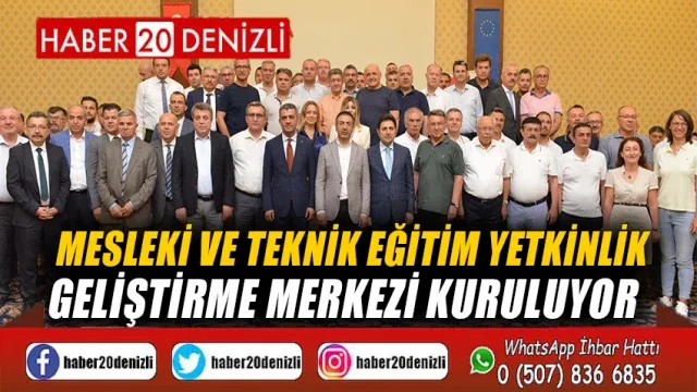 Mesleki ve Teknik Eğitim Yetkinlik Geliştirme Merkezi Kuruluyor