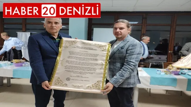 Yardıma koşanlar plaketle onurlandırıldı
