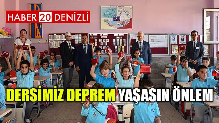 Dersimiz Deprem Yaşasın Önlem