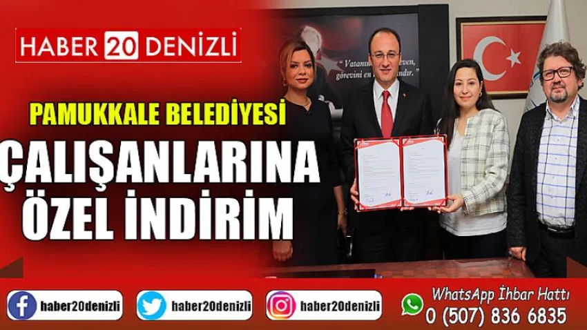 Pamukkale Belediyesi Çalışanlarına Özel İndirim