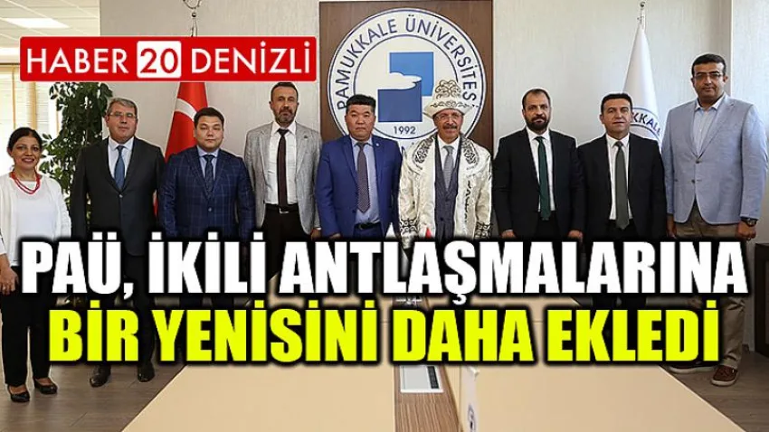 PAÜ, İkili Antlaşmalarına Bir Yenisini Daha Ekledi