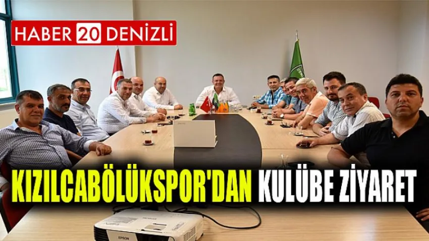 Kızılcabölükspor'dan Kulübe Ziyaret