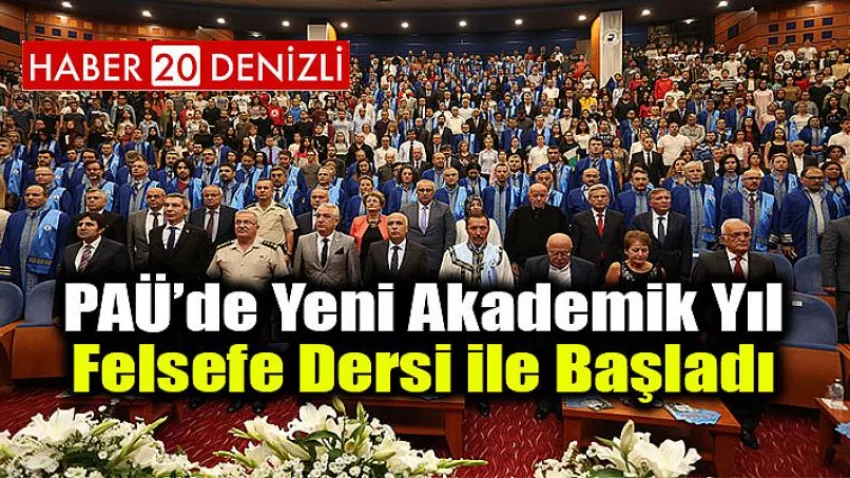 PAÜ’de Yeni Akademik Yıl Felsefe Dersi ile Başladı