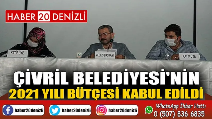 Çivril Belediyesi'nin 2021 Yılı Bütçesi Kabul Edildi