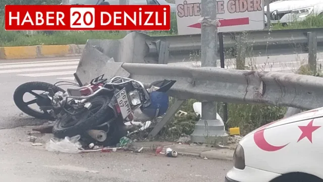 Otomobille çarpışan 70 yaşındaki motosiklet sürücüsü hayatını kaybetti