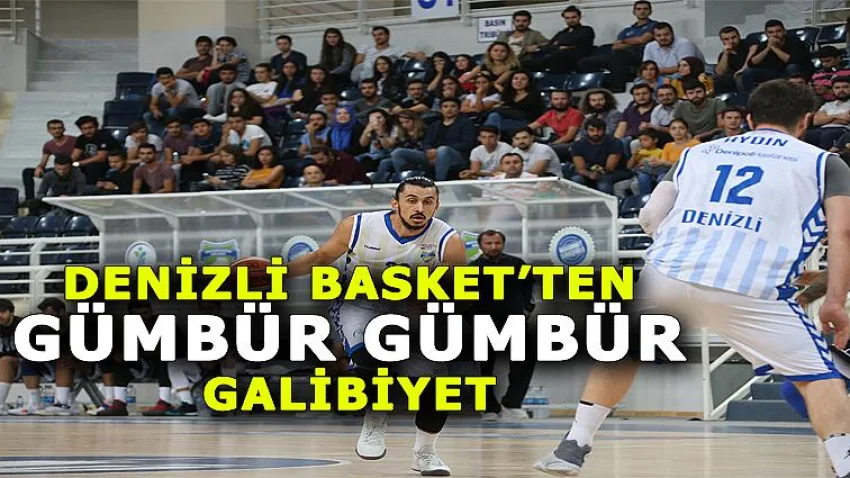 Denizli Basket’ten Gümbür Gümbür Galibiyet