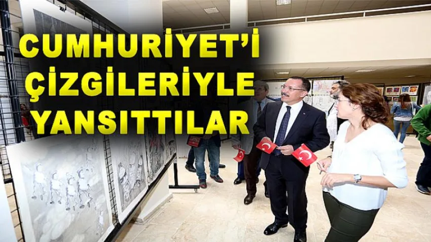 Cumhuriyet’i Çizgileriyle Yansıttılar