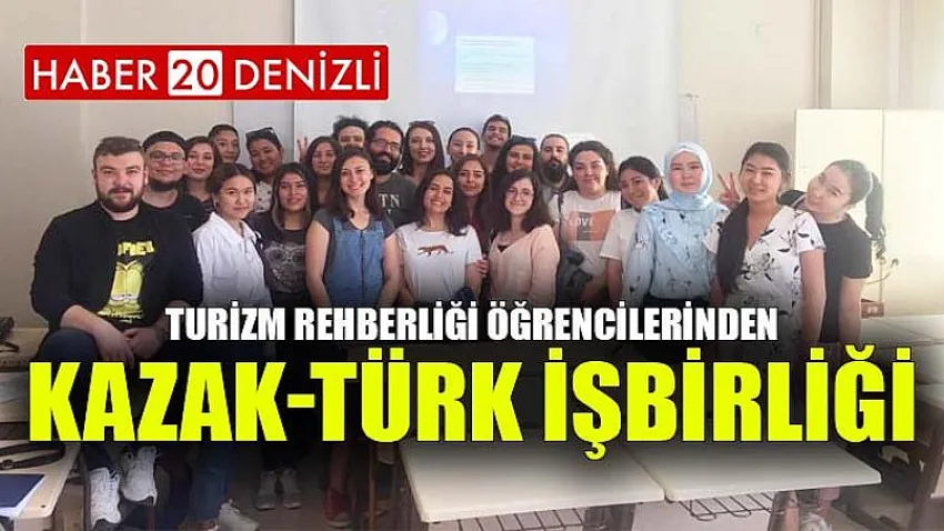 Turizm Rehberliği Öğrencilerinden Kazak-Türk İşbirliği