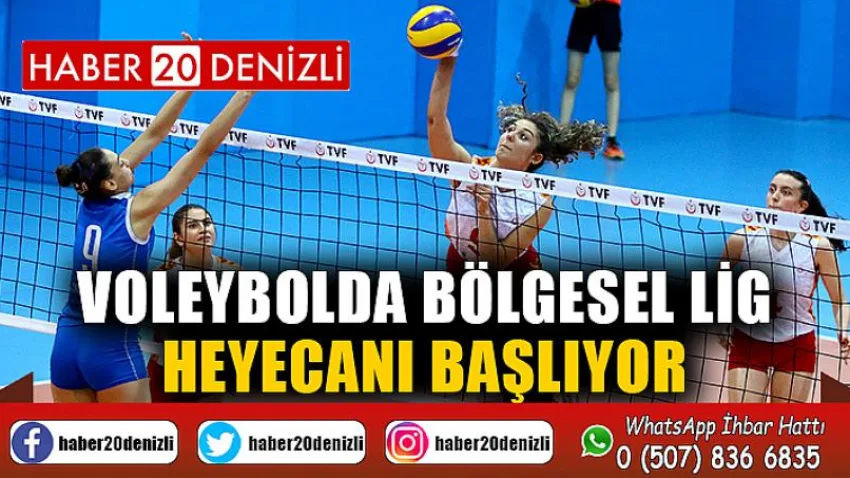 Voleybolda Bölgesel Lig heyecanı başlıyor
