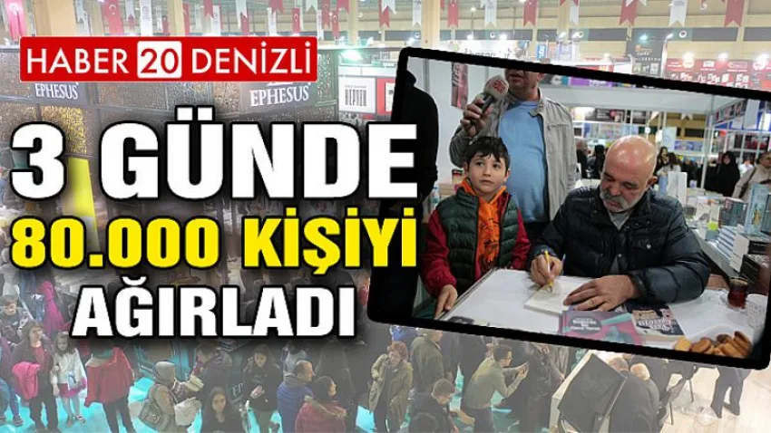 Kitap Fuarı ilk 3 günde 80.000 kişiyi ağırladı