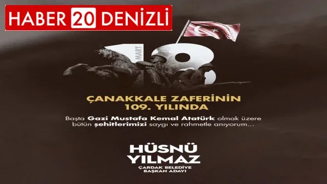 Başkan Yılmaz'dan 18 Mart Mesajı