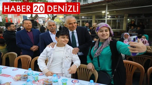 Denizli Büyükşehrin gönül sofrası Sevindik’te kuruldu