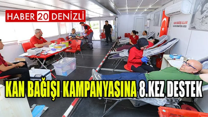 Kan bağışı kampanyasına Büyükşehir DESKİ’den 8. kez destek