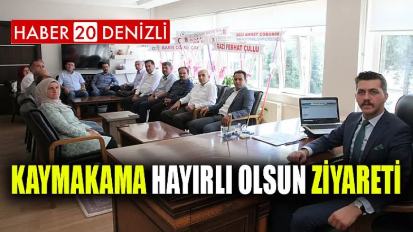 Kaymakama Hayırlı Olsun Ziyareti