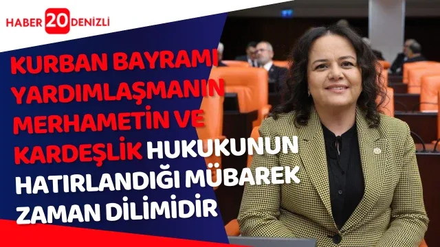 Kurban Bayramı yardımlaşmanın merhametİn ve kardeşlİk hukukunun hatırlandığı mübarek zaman dİlİmİdİr