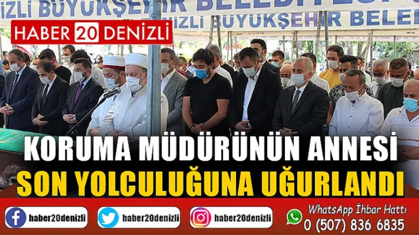 Cumhurbaşkanı Erdoğan’ın korumasının annesi son yolculuğuna uğurlandı