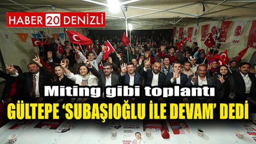 Gültepe ‘Subaşıoğlu ile Devam’ Dedi