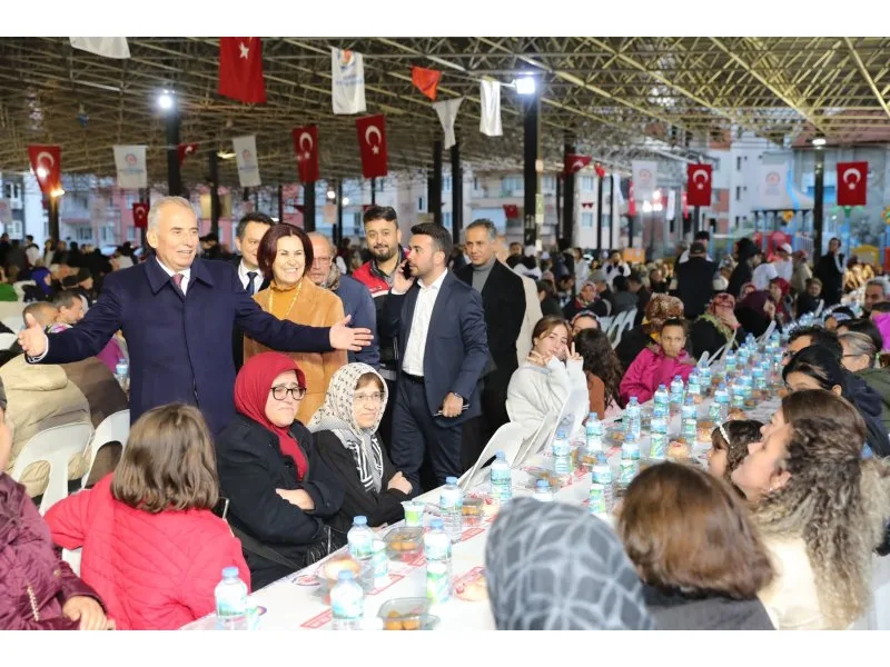 Denizli’de gönül sofrası Değirmenönü’nde kuruldu