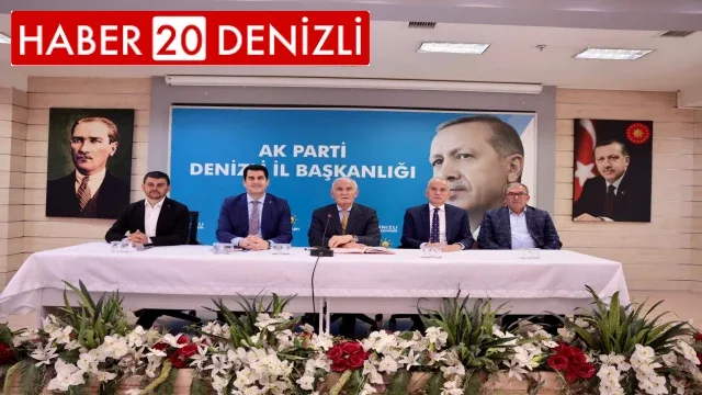 Yerel Yönetimler Başkanı Yılmaz, AK Parti Denizli teşkilatlarıyla değerlendirme yaptı