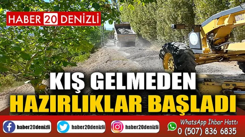 Kış Gelmeden Hazırlıklar Başladı