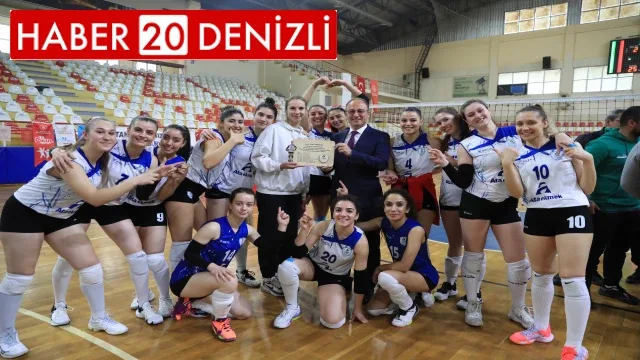 Pamukkale Kadın Voleybol Takımı Grup Şampiyonu