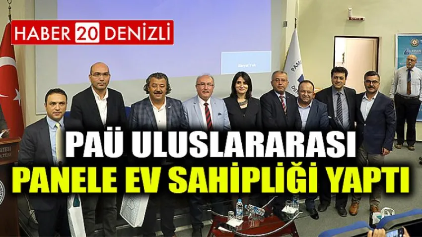 PAÜ Uluslararası Panele Ev Sahipliği Yaptı