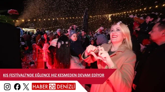 Kış Festivali’nde Eğlence Hız Kesmeden Devam Ediyor