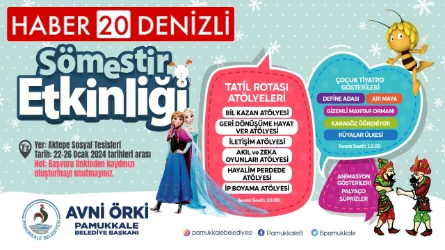 Pamukkale’de Sömestir Tatili Çok Güzel Geçecek