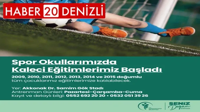 Merkezefendi'de kaleci eğitimleri başladı