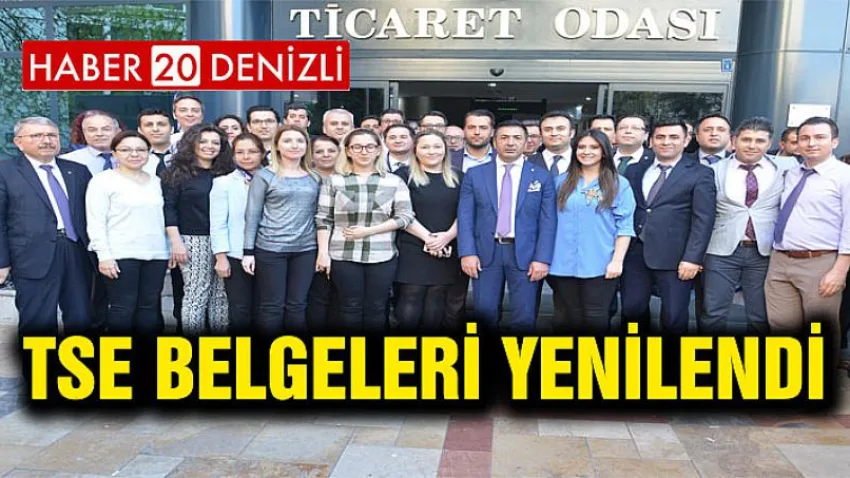 Tse Belgeleri Yenilendi