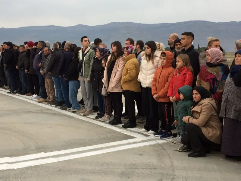 Afyonlu şehidin naaşı Denizli’ye ulaştı