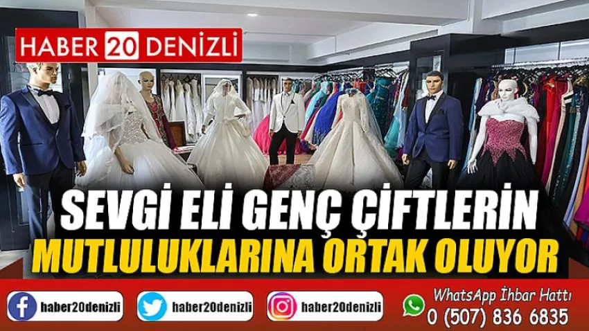 Sevgi Eli genç çiftlerin mutluluklarına ortak oluyor