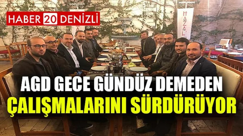 Agd Gece Gündüz Demeden Çalışmalarını Sürdürüyor