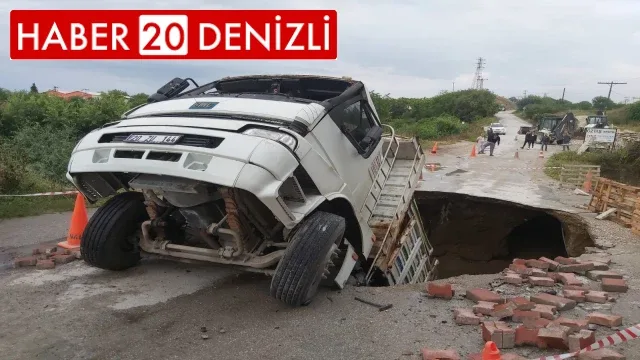 Selin ikinci defa çökerttiği yolda facia ucuz atlatıldı