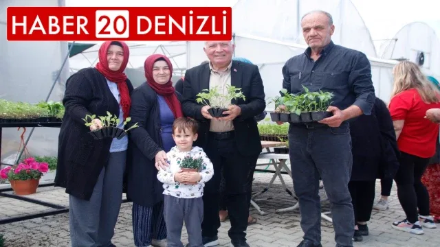 Honaz Belediyesi’nin hedefi 1,5 milyon fideyi üreticilerle buluşturmak