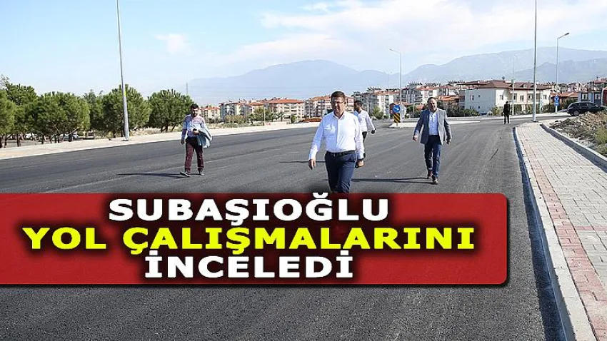 Subaşıoğlu Yol Çalışmalarını İnceledi