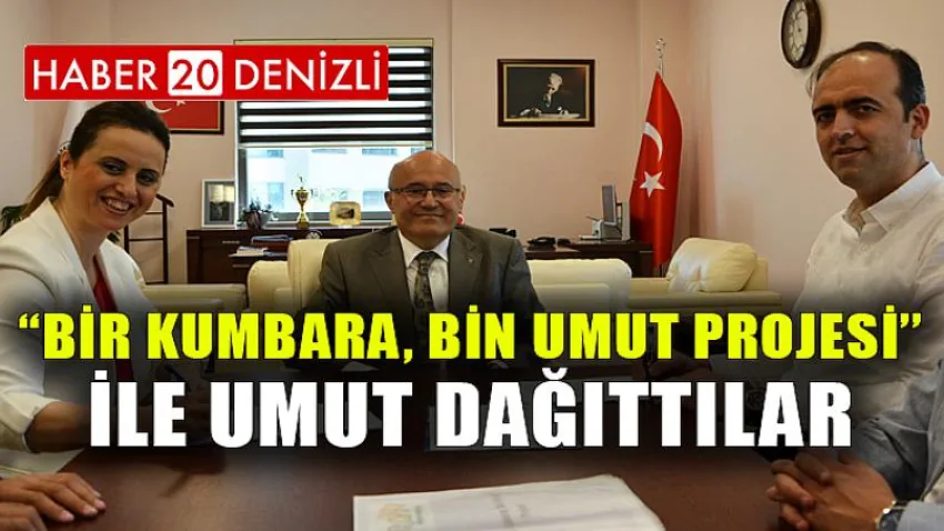 “Bir Kumbara, Bin Umut Projesi’ ile Umut Dağıttılar