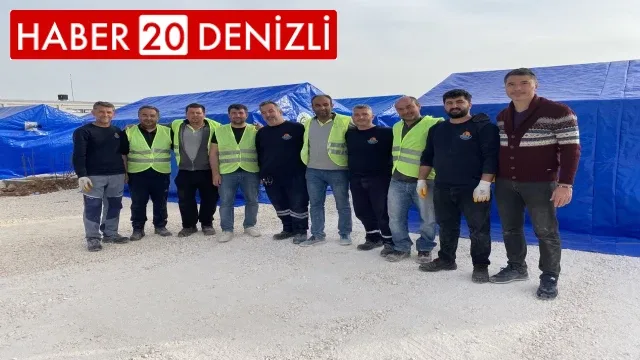 Denizli OSB, Adıyaman'a 6 bin metrekarelik çadır kent kurdu