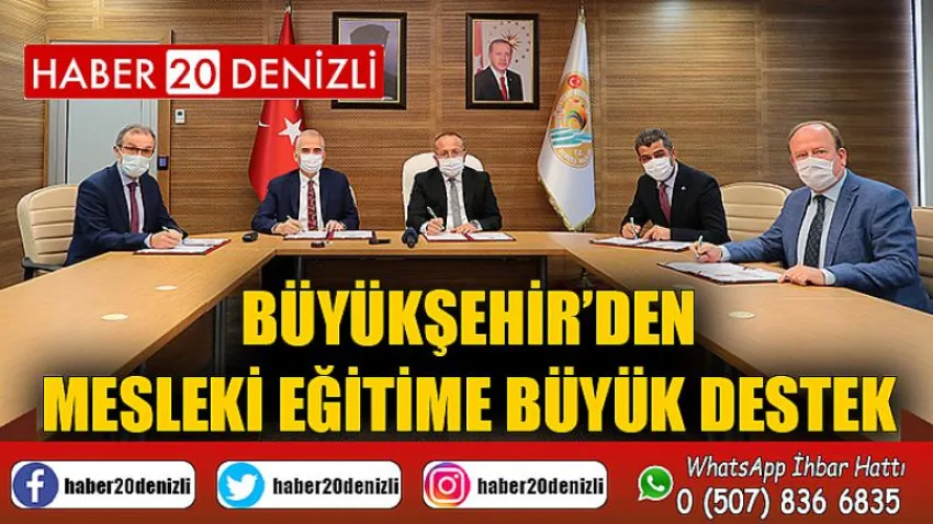 Büyükşehir’den mesleki eğitime büyük destek