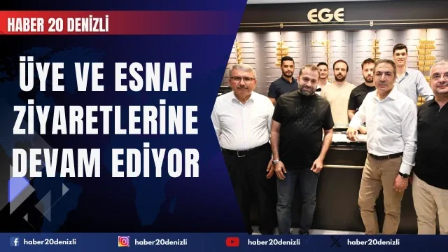 Başkan Erdoğan üye ve esnaf ziyaretlerine devam ediyor